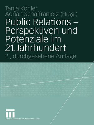 cover image of Public Relations — Perspektiven und Potenziale im 21. Jahrhundert